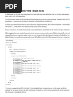 SQLite Transactions With Visual Basic