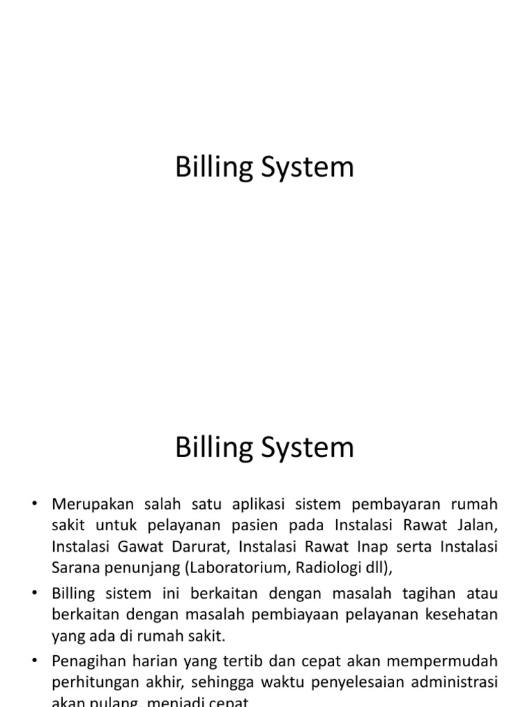 billing system thesis chapter 2