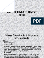 Faktor Kimia Di Tempat Kerja