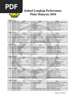 Download Jadual Lengkap Perlawanan Piala Malaysia 2010 by Encik Anif SN36713247 doc pdf