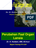 Perubahan Faal Organ Lansia