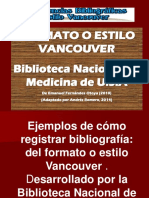 Ref.bibliograficas. Vancouver