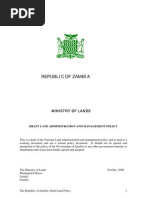 Download Zambia Draft Land Policy 2006  by Chola Mukanga SN3671350 doc pdf