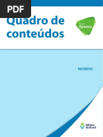 Conteúdos de Matemática EF II
