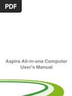 Aspire All-In-One Computer User's Manual