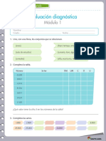 Evaluacion Diagnosticacuarto Grado