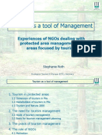 Tourism As A Tool of Management: Experiences of Ngos Dealing With Protected Area Management On Areas Focused by Tourism