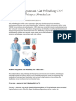 Fungsi APD Petugas Kesehatan