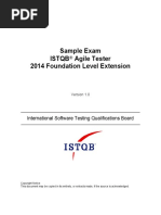 Sample Exam Istqb Agile Tester 2014 Foundation Level Extension