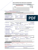 Symbiosis Centre For Distance Learning: Service Request Form