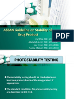 ASEAN Guideline On Stability of Drug Product