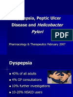 Dyspepsia, Peptic Ulcer Disease And: Helicobacter Pylori