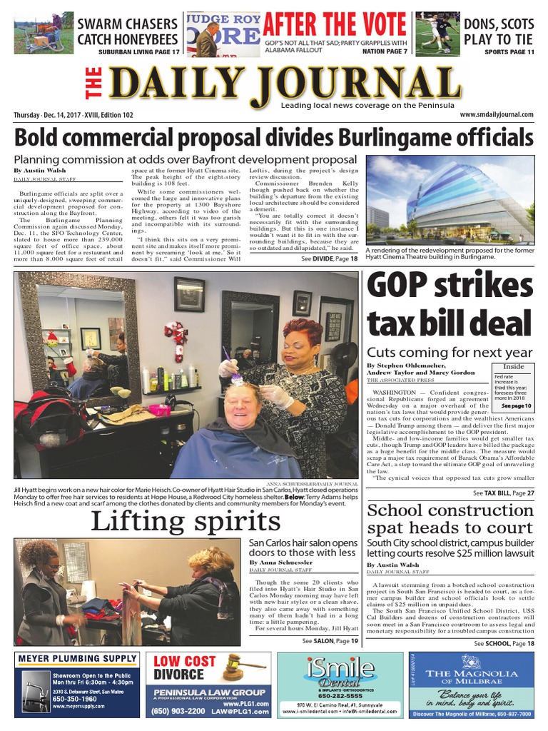 Bold Commercial Proposal Divides Burlingame Officials: After The