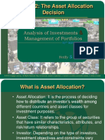 Chapter 2: The Asset Allocation Decision: Analysis of Investments Management of Portfolios