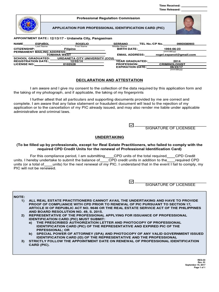 rogel.docx | identity document | official documents