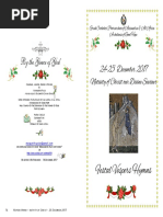 2017-24-25 Dec-Vespers Hymns - Nativity of Christ