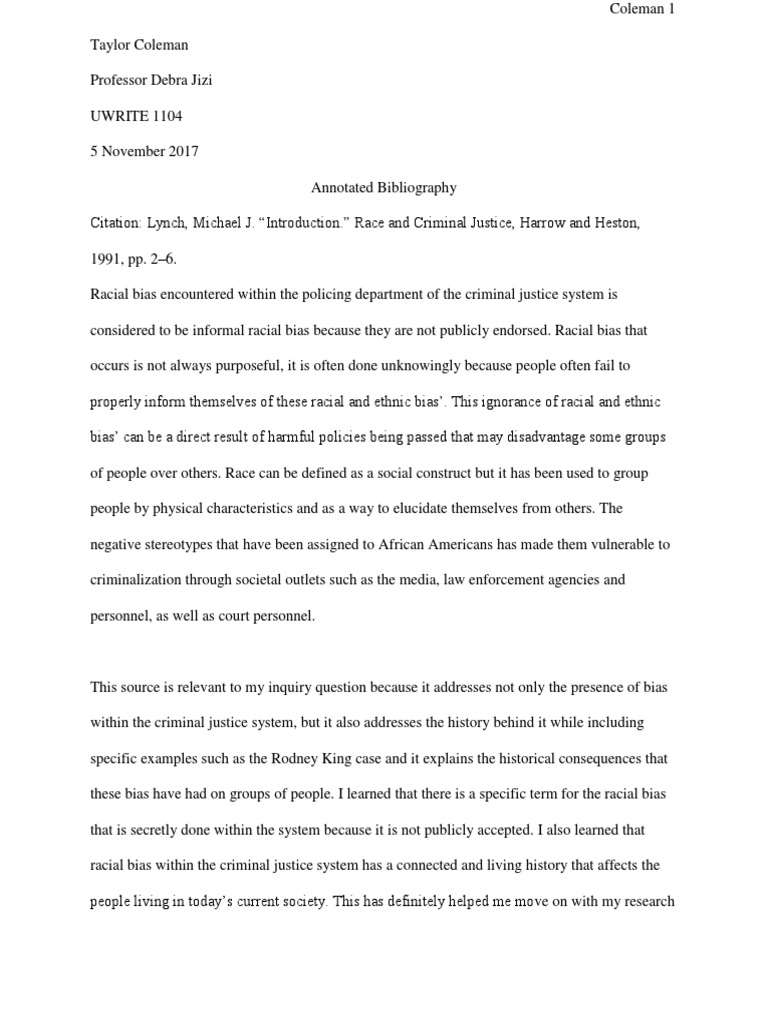 annotated-bibliography-14-criminal-justice-crime-justice