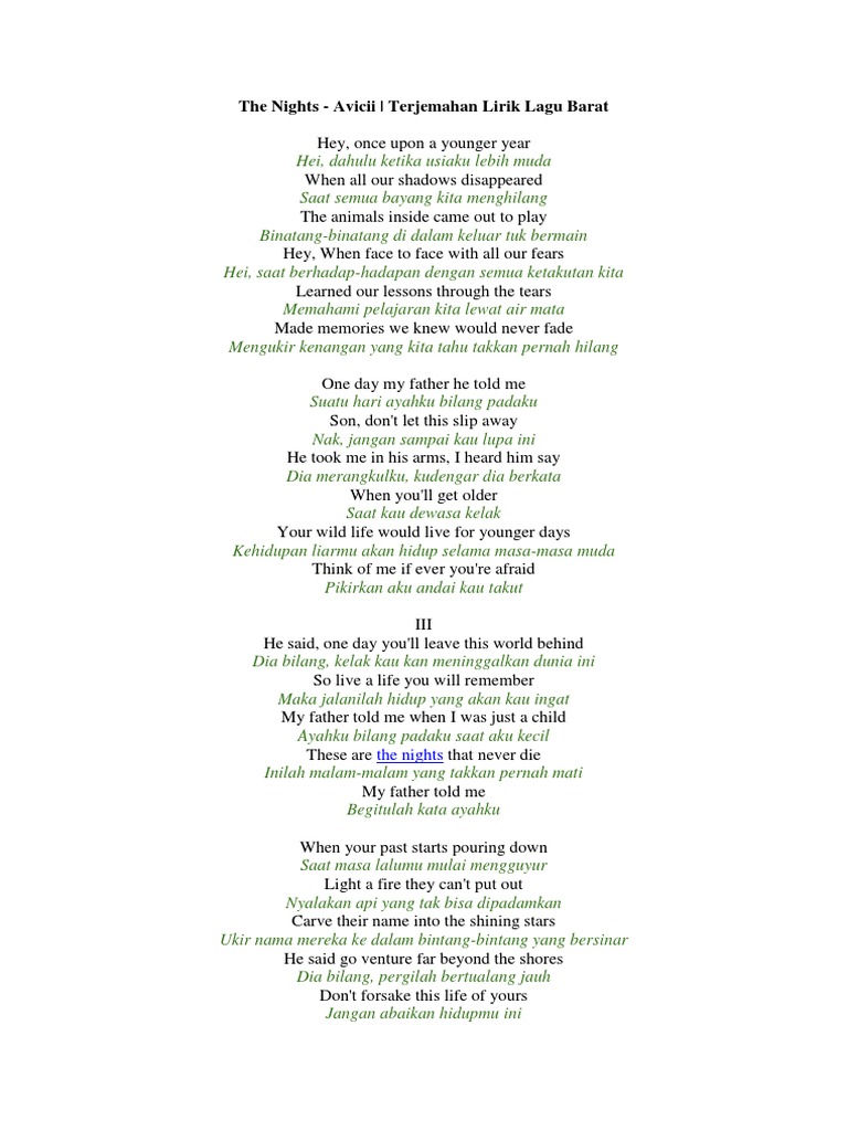 The Nights Avicil