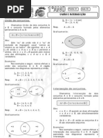 Matemática - Pré-Vestibular Impacto - Conjuntos - União e Intersecção