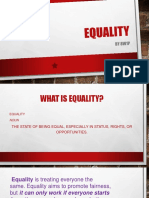 Equality Presentation