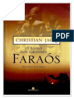 O Egito Dos Grandes Faraós - Christian Jacq