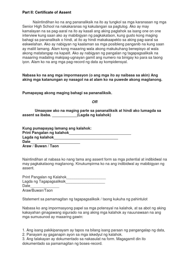 Assent | PDF