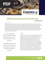 DCMA 14-Point Assessment For Project Schedule Health: 1. Logic