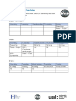 Production Schedule