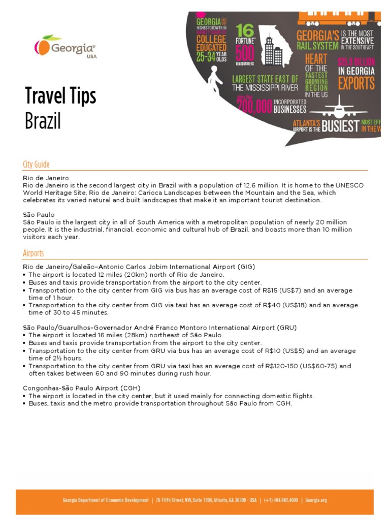 BRAZIL TRAVEL BROCHURE visual data 3