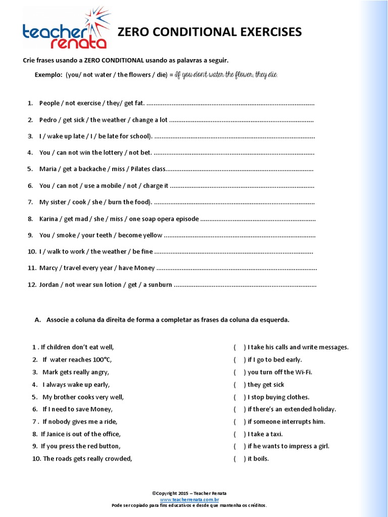 zero conditional pdf leisure