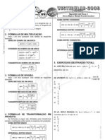 Matemática - Pré-Vestibular Impacto - Trigonometria - Operações Com Arcos - Arco Duplo e Metade Transformações