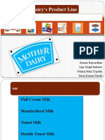 Mother Dairy Product Range