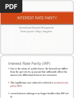 Interest Rate Parity