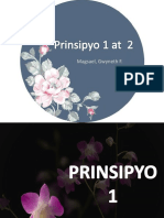 Prinsipyo 1 at 2