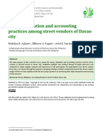 Money Utilization and Accounting Practices Among Street Vendors of Davao City