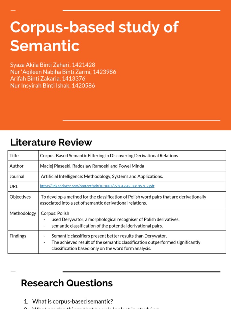 Corpus-Based Semantic Filtering Study | PDF | Linguistics | Semantics