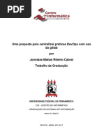 Uma proposta para centralizar práticas DevOps com uso do gitlab