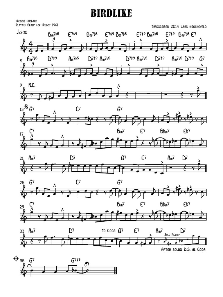 Birdlike Freddie Hubbard
