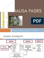 Analisa Fasies: Praktikum Stratigrafi Analisis-2017/2018