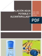 Instalación Agua Potable y Alcantarillado