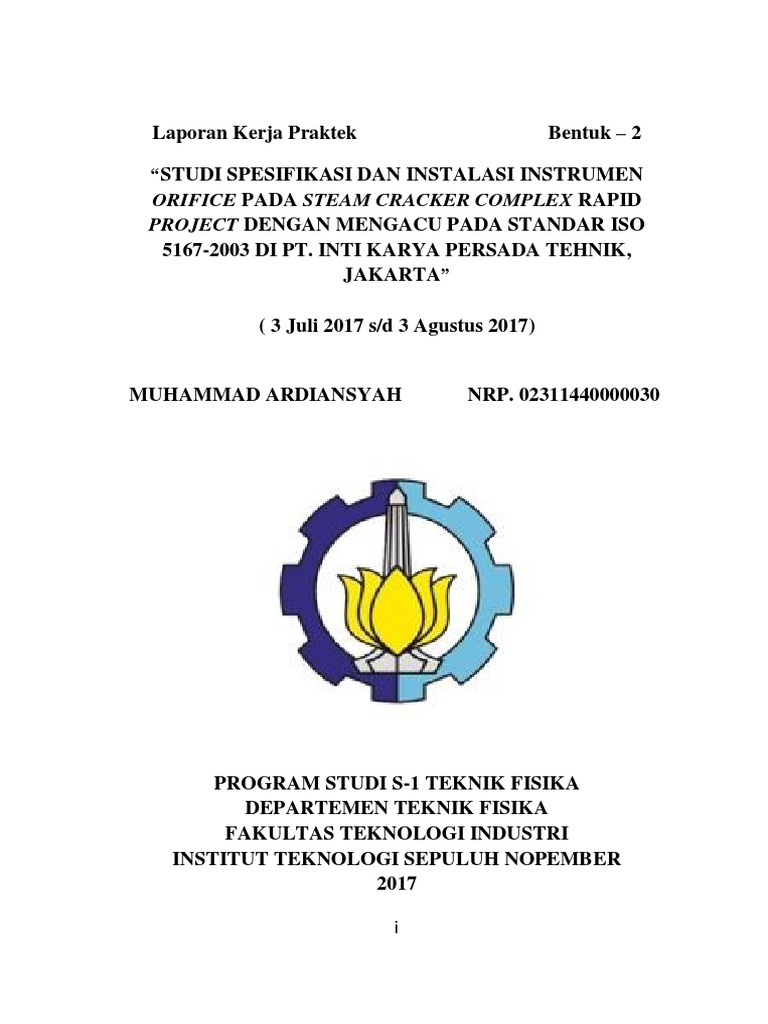 Laporan Kerja Praktek