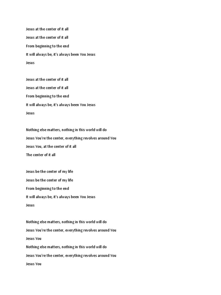Song Lyrics | PDF | Faith Healing | Heaven