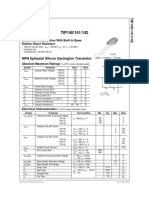 NPN Epitaxial Silicon Darlington Transistor: Monolithic Construction With Built in Base-Emitter Shunt Resistors