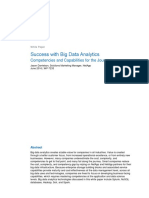 Success With Big Data Analytics: Competencies and Capabilities For The Journey