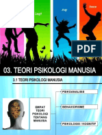 03 TEORI PSIKOLOGI MANUSIA