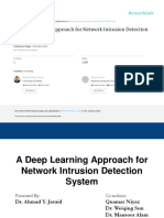 A Deep Learning Approach for Network Intrusion Detection System