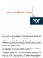 1 Polymer Classifications