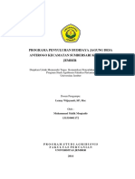 Programa Penyuluhan Budidaya Jagung Desa PDF