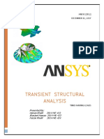 Ansys 18.2: Transient Analysis On The Bridge