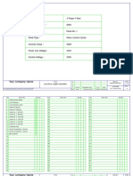MCC Panel Wiring Diagram and Panel Ga Sample PDF